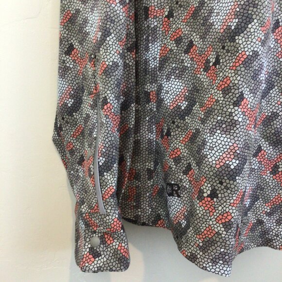 Club Ride Geometric Print Button Down Long Sleeve Collared Shirt - Picture 5 of 8